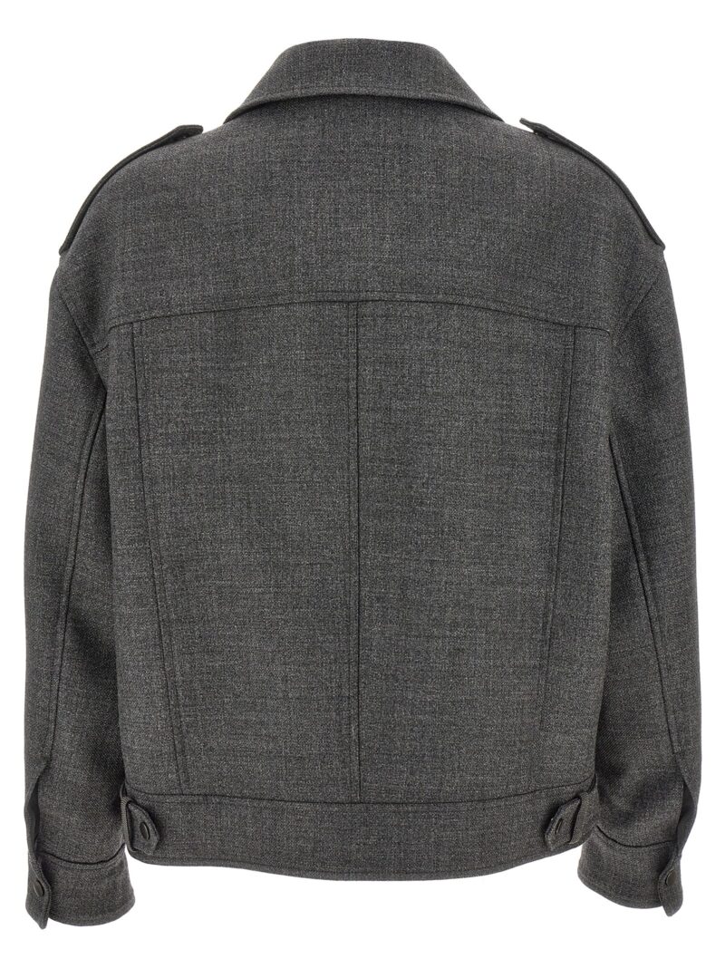 Wool nail Woman BRUNELLO CUCINELLI Gray