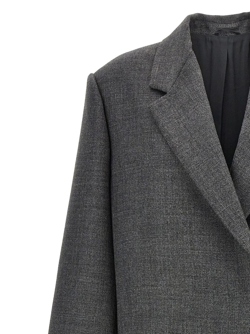 Double-breasted coat Woman BRUNELLO CUCINELLI Gray