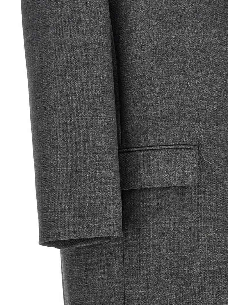 Double-breasted coat 100% wool BRUNELLO CUCINELLI Gray