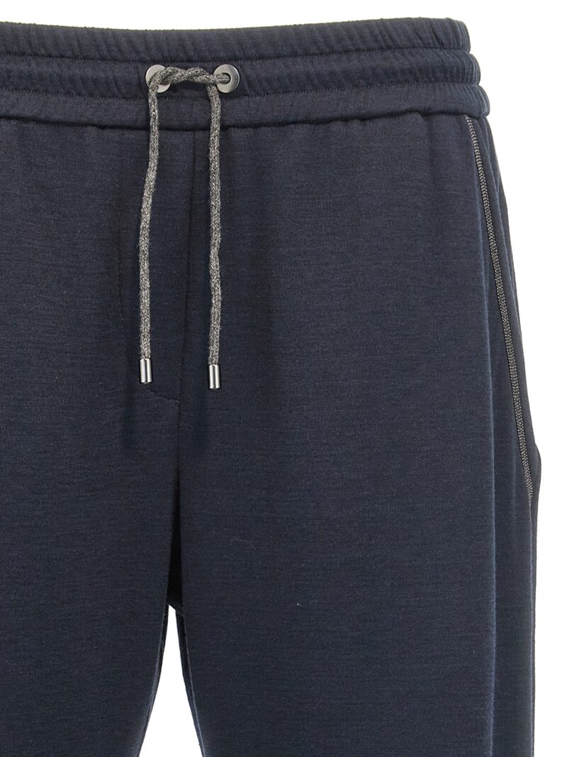 'Monile' joggers Woman BRUNELLO CUCINELLI Blue