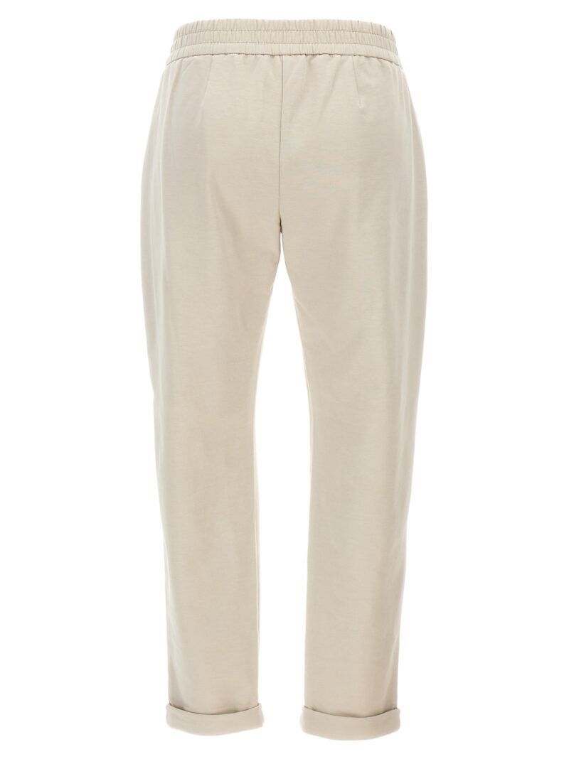 'Monile' joggers MH827SA399C9593 BRUNELLO CUCINELLI Beige