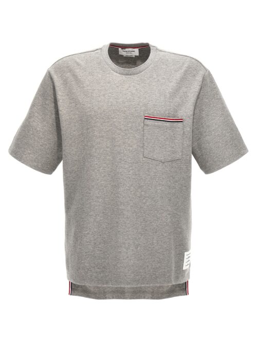 Pocket T-shirt THOM BROWNE Gray