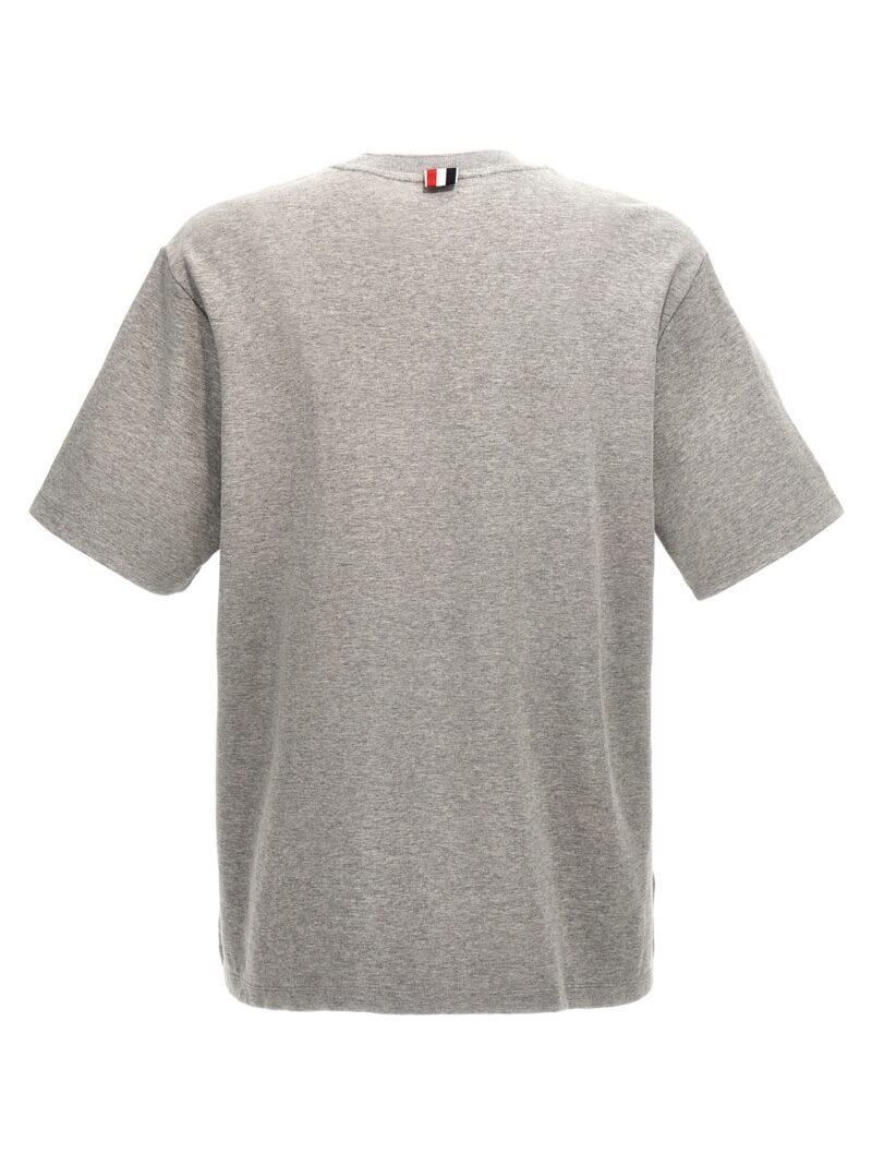 Pocket T-shirt MJS183A07323055 THOM BROWNE Gray