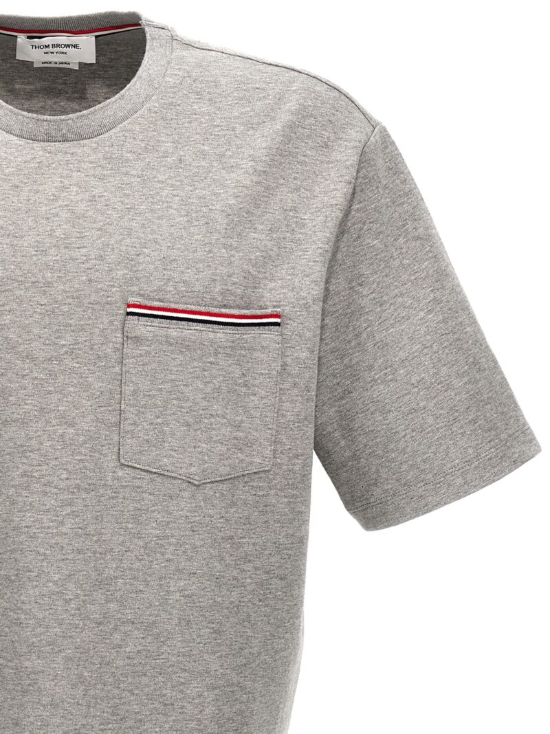 Pocket T-shirt Man THOM BROWNE Gray