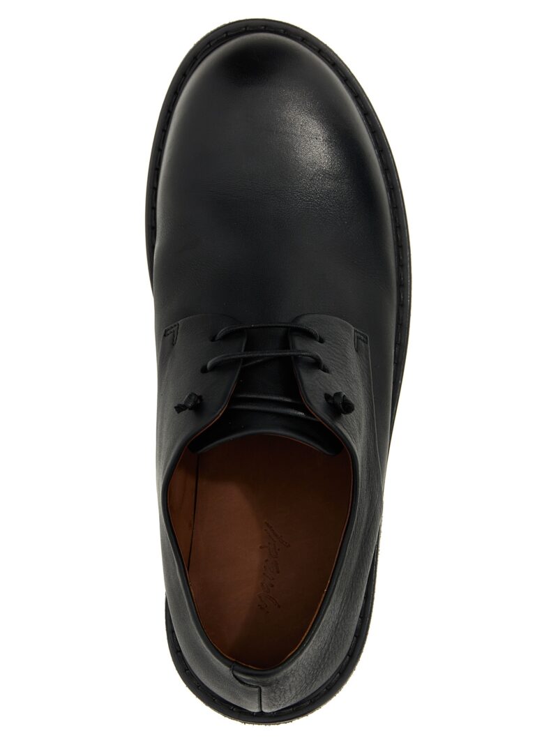 'Parrucca' derby shoes 100% calf leather MARSÈLL Black