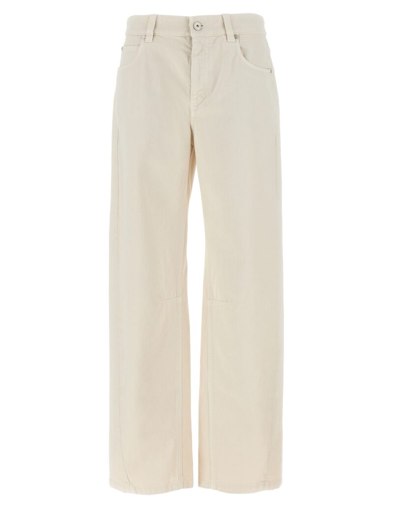 Dyed jeans BRUNELLO CUCINELLI Beige