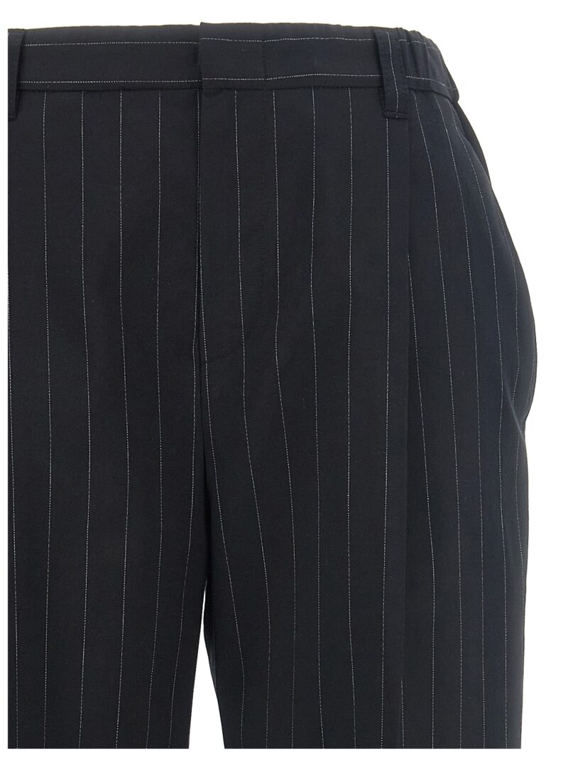 Pinstripe pants Woman BRUNELLO CUCINELLI White/Black