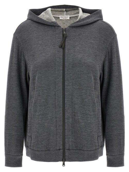 'Monile' hoodie BRUNELLO CUCINELLI Gray