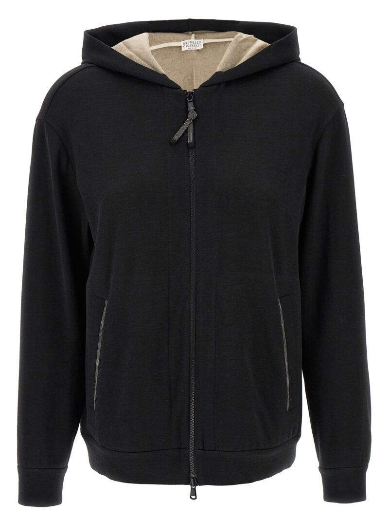 'Monile' hoodie BRUNELLO CUCINELLI Black