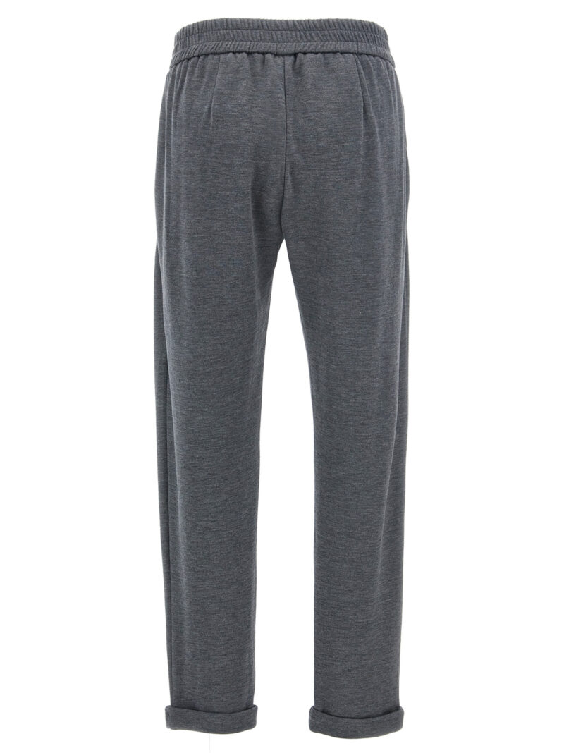 'Monile' joggers MP828SB899C572 BRUNELLO CUCINELLI Gray