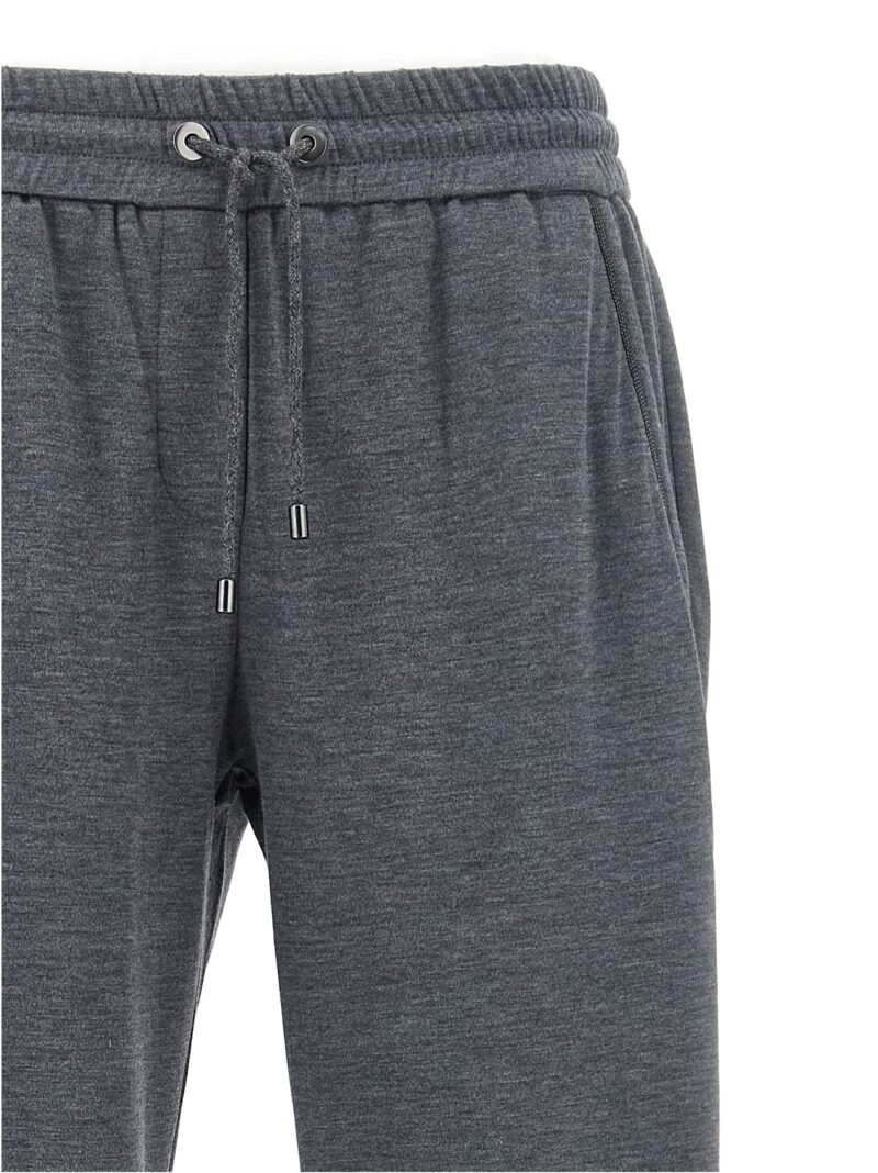 'Monile' joggers Woman BRUNELLO CUCINELLI Gray