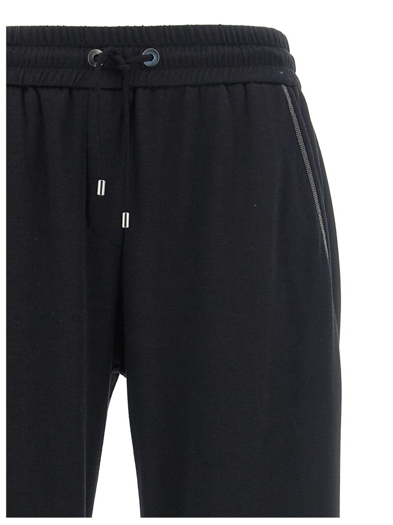 'Monile' joggers Woman BRUNELLO CUCINELLI Black