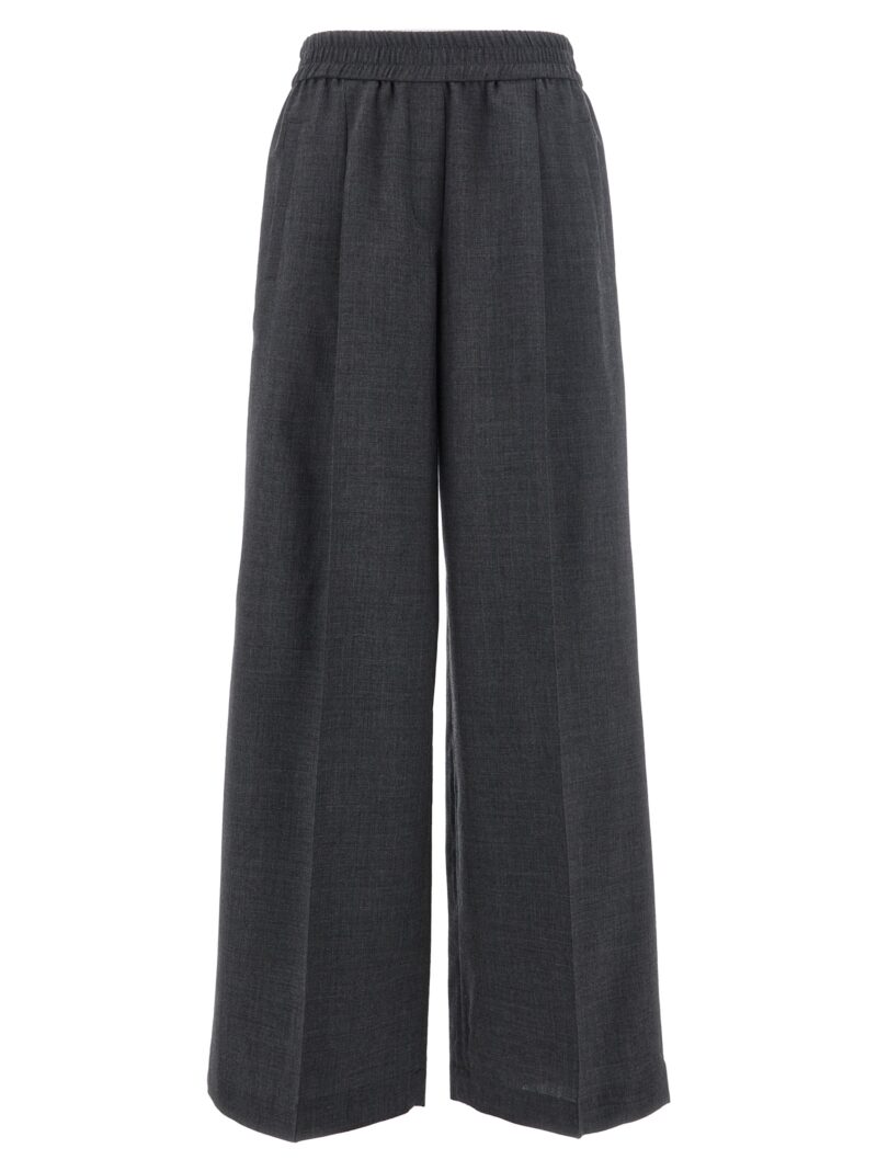 Front pleat pants BRUNELLO CUCINELLI Gray