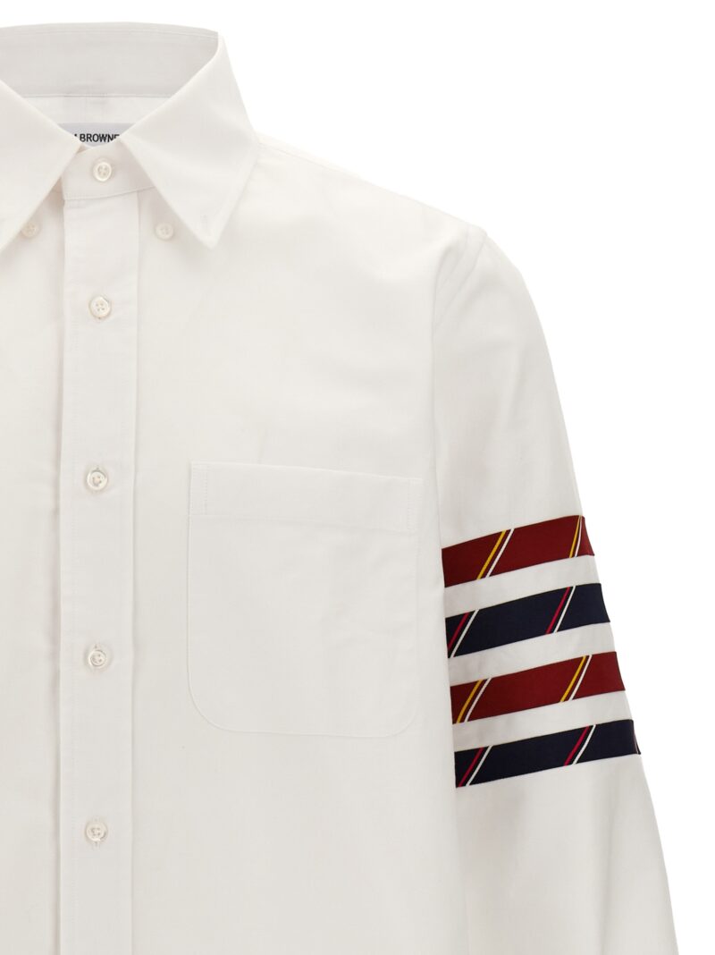 '4 Bar' shirt Man THOM BROWNE White