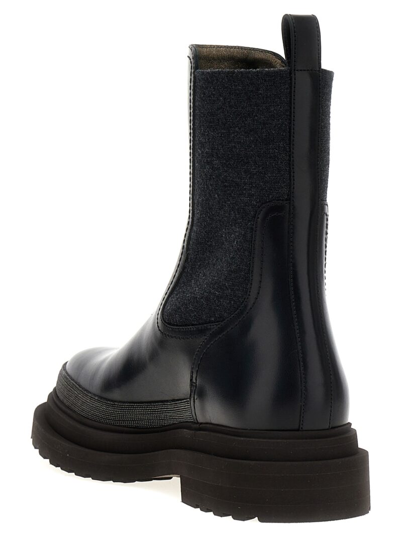 'Monile' ankle boots Woman BRUNELLO CUCINELLI Black