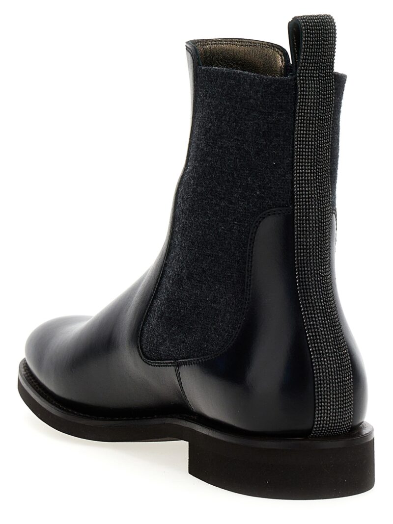 'Monile' ankle boots Woman BRUNELLO CUCINELLI Black