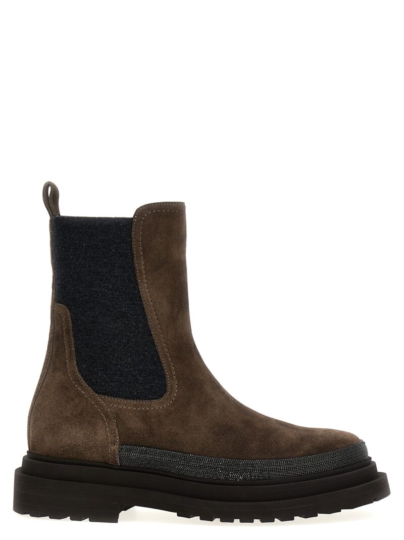 'Monile' ankle boots BRUNELLO CUCINELLI Brown