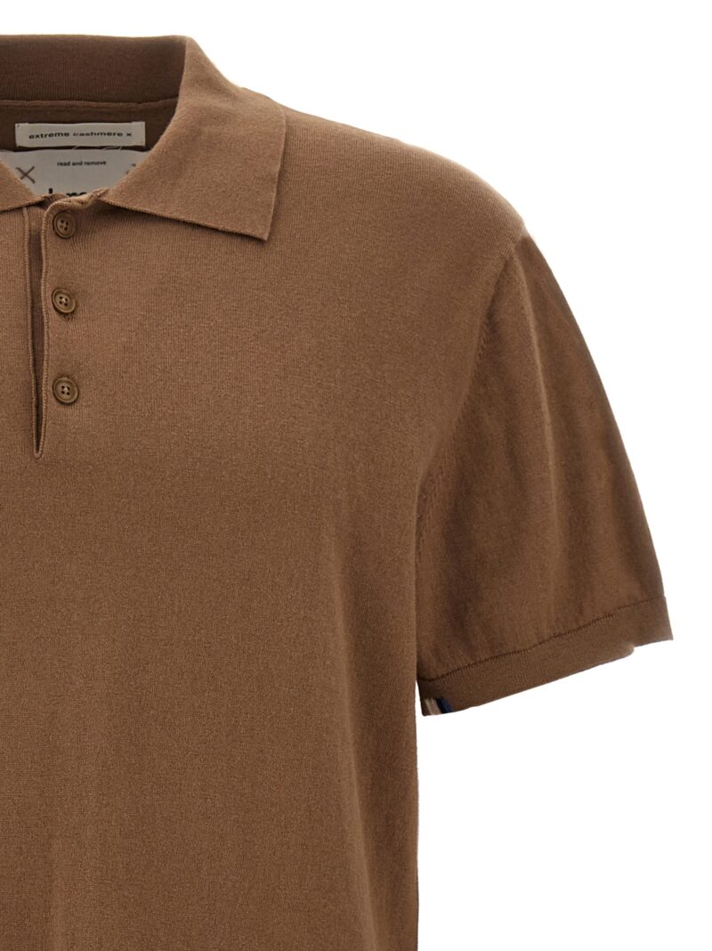 'N°352 Avenue' polo shirt Man EXTREME CASHMERE Brown