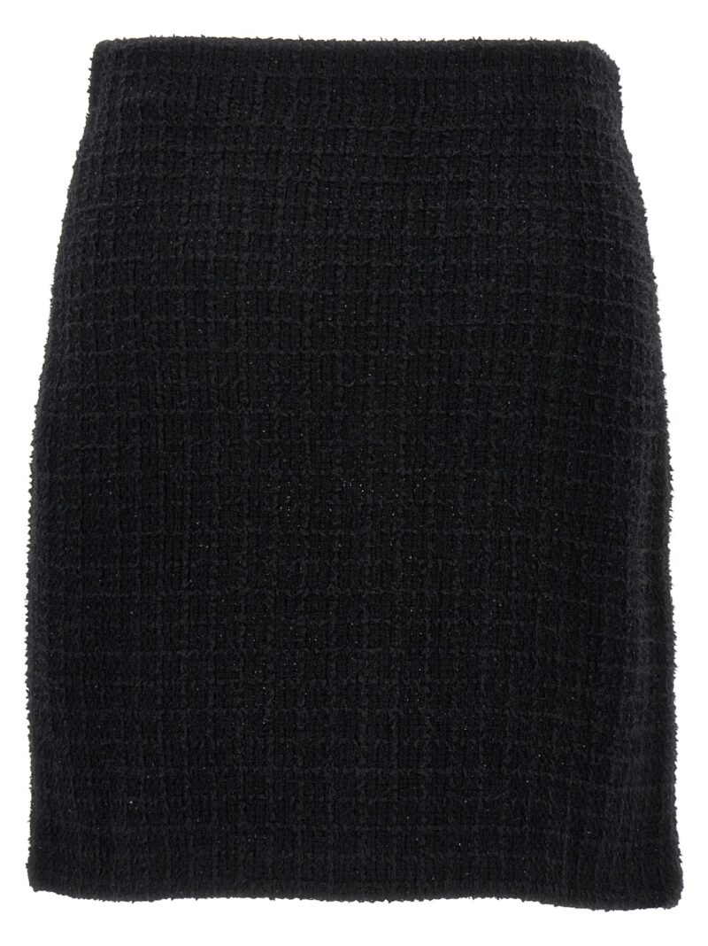 'Black Jewel Button Knit Mini' skirt PF24128SKBBLACK SELF PORTRAIT Black