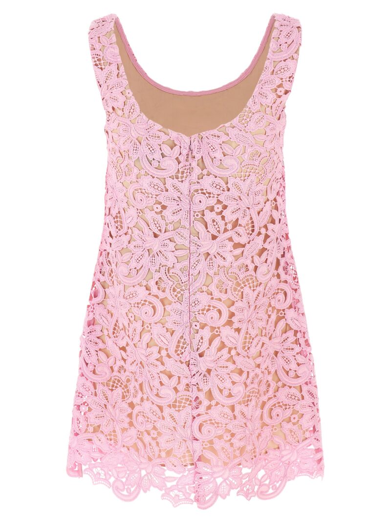 'Pink Floral Lace Mini' dress PF24152SPPINK SELF PORTRAIT Pink