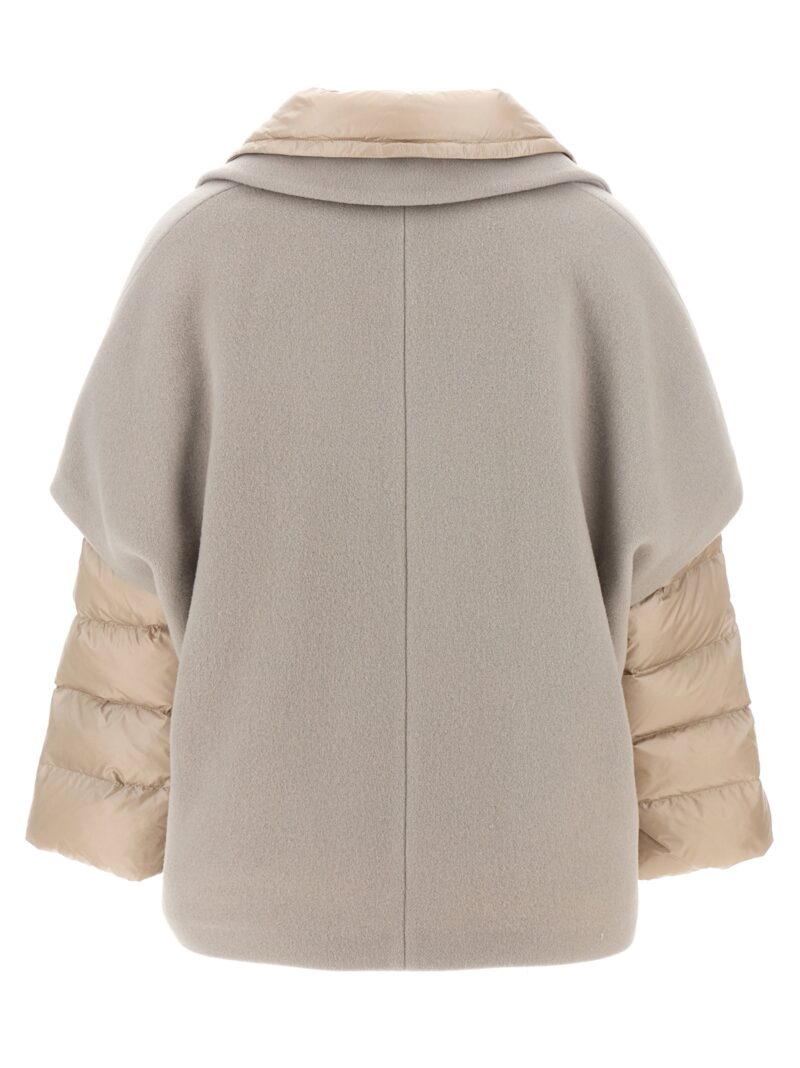 Hood insert down jacket Woman HERNO Beige