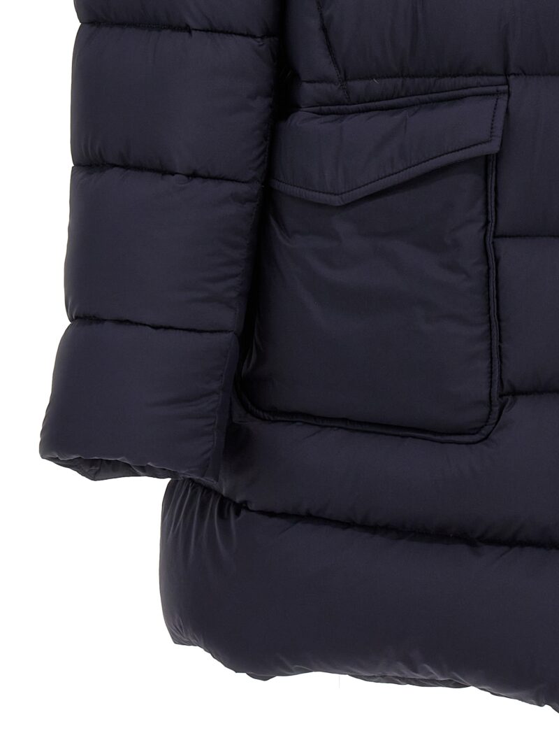 Long down jacket 100% polyamide HERNO Blue