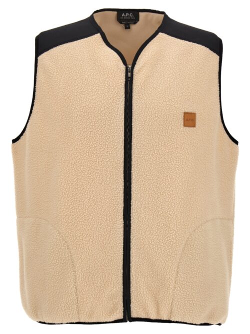 'Nate' vest A.P.C. White/Black