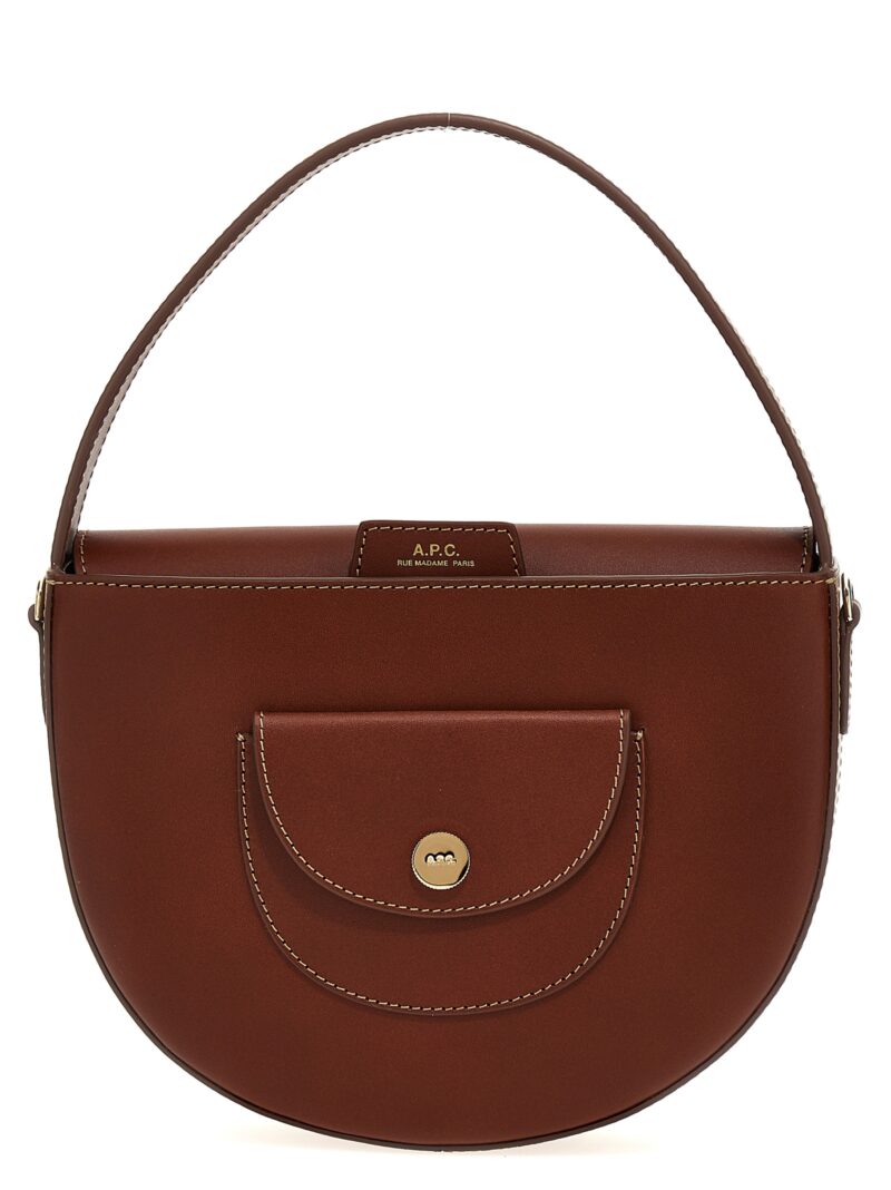 'Le Pocket small' handbag A.P.C. Brown