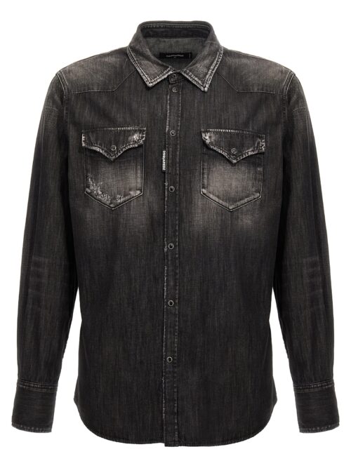 'Classic Western' shirt DSQUARED2 Black