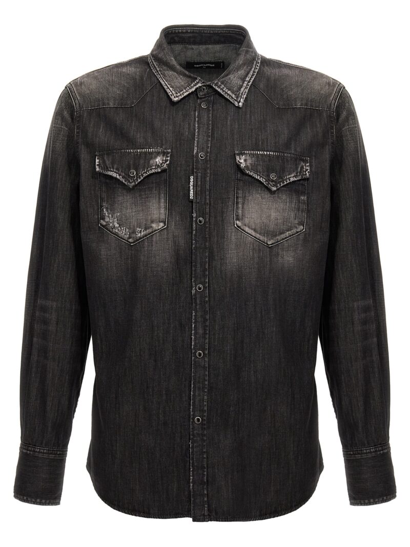 'Classic Western' shirt DSQUARED2 Black