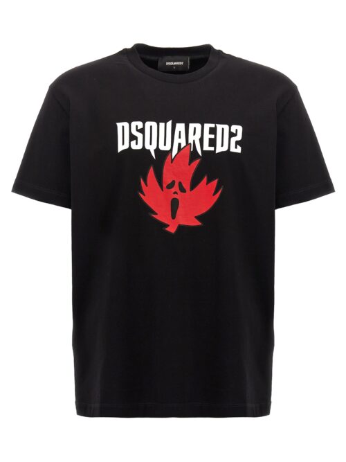 Logo print T-shirt DSQUARED2 Black