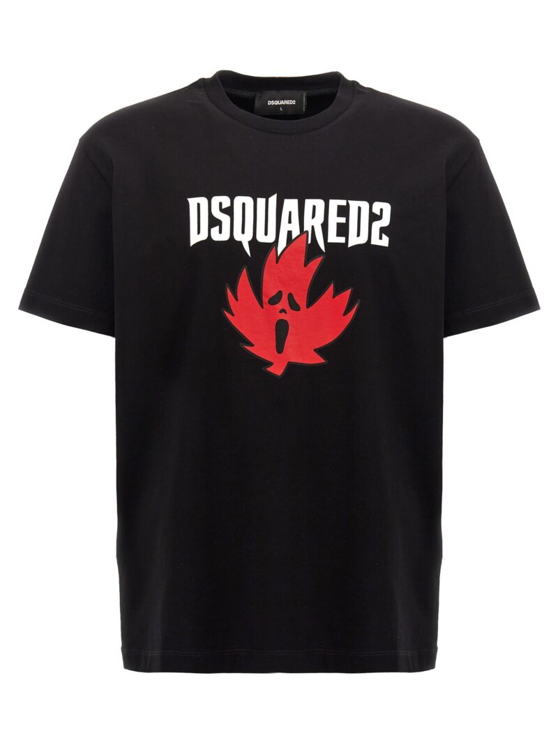 Logo print T-shirt DSQUARED2 Black