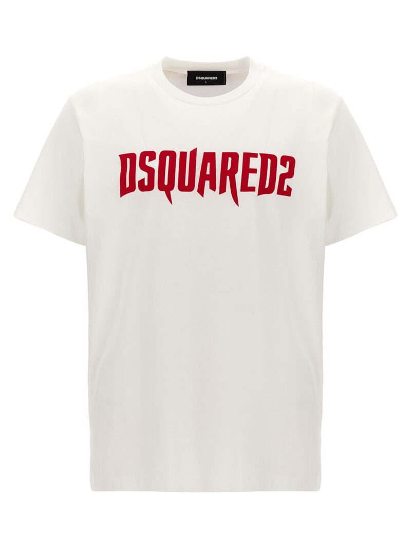 Logo print T-shirt DSQUARED2 White