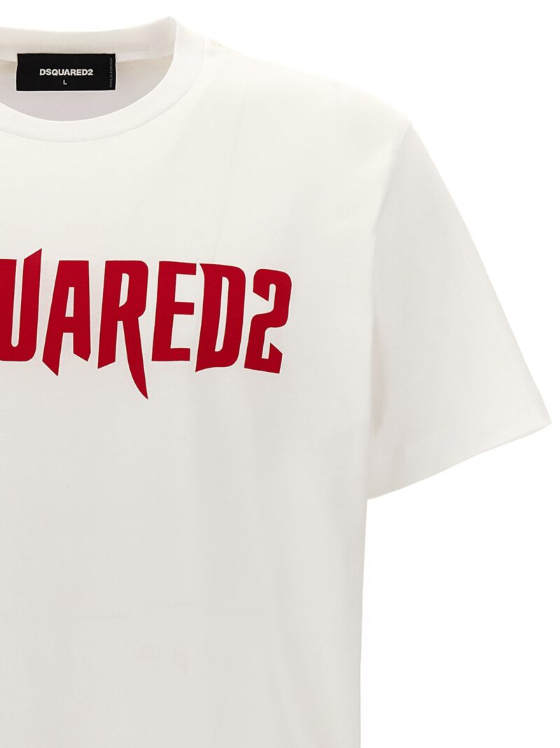 Logo print T-shirt Man DSQUARED2 White