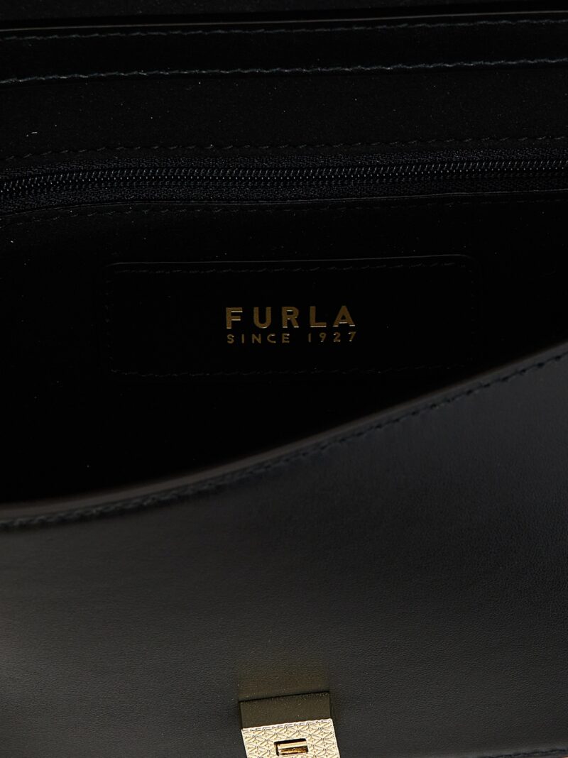 'Furla Sfera Mini' crossbody bag 100% calfskin leather (Bos Taurus) FURLA Black