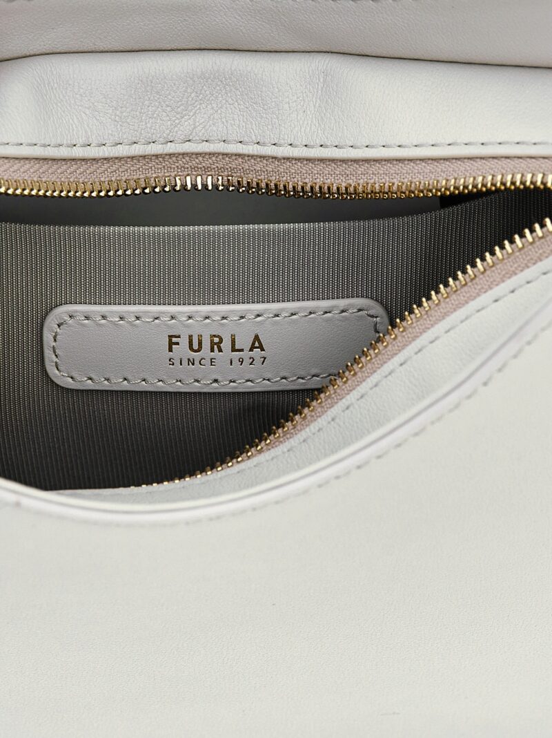 'Furla Nuvola Mini' shoulder bag 100% calfskin leather (Bos Taurus) FURLA White