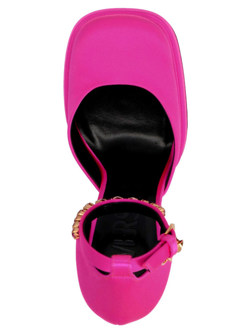 'Medusa aevitas’ pumps Woman VERSACE Fuchsia