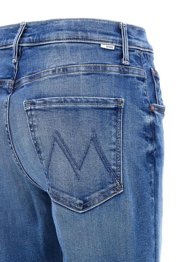 'The Mid Rise Maven Sneaker' jeans 78% cotton 16% modal 4% polyester 2% elastane MOTHER Blue