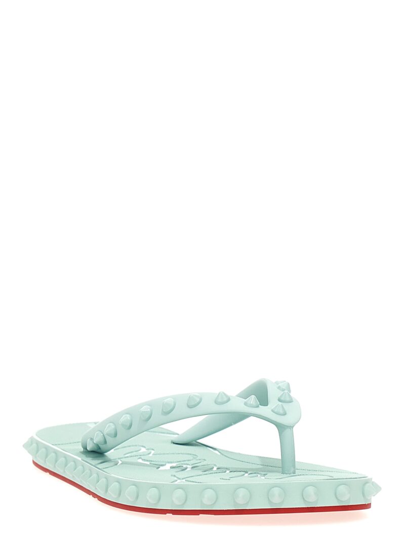 'Super Loubi Flip' thong sandals 12309614146 CHRISTIAN LOUBOUTIN Light Blue