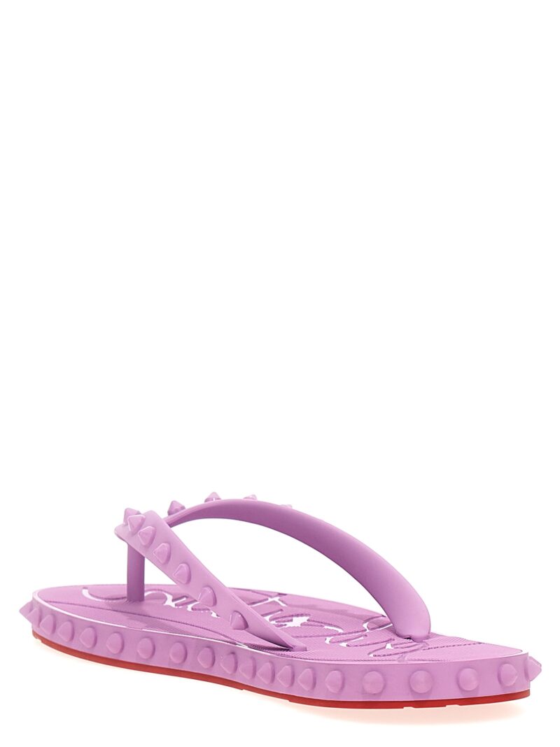 'Super Loubi Flip' thong sandals Woman CHRISTIAN LOUBOUTIN Purple