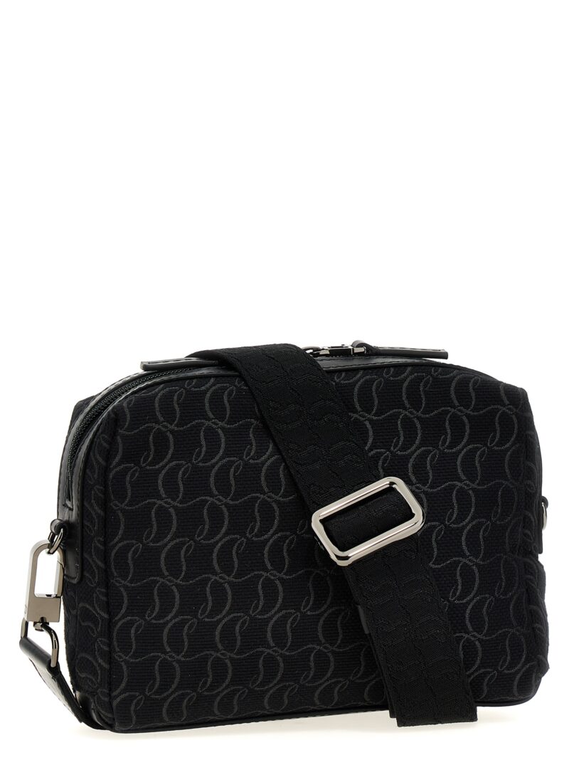 'Zip N Flap' crossbody bag 1245217B260 CHRISTIAN LOUBOUTIN Black