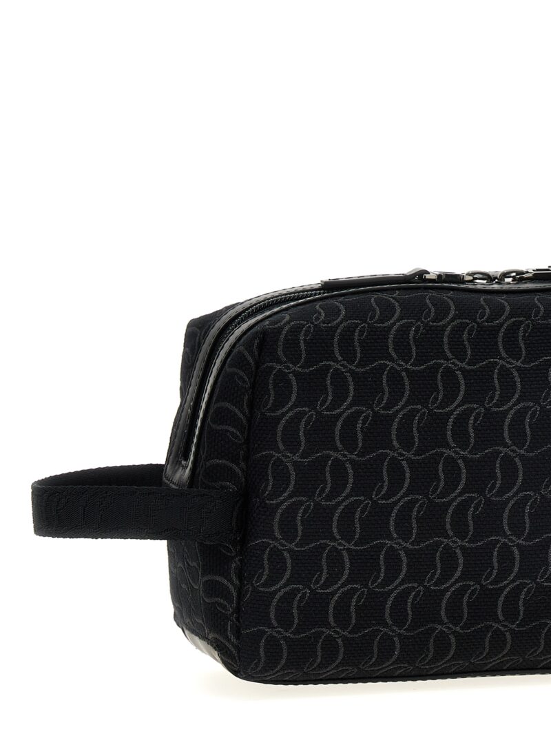 'Zip N Flap' Clutch Bag Man CHRISTIAN LOUBOUTIN Black