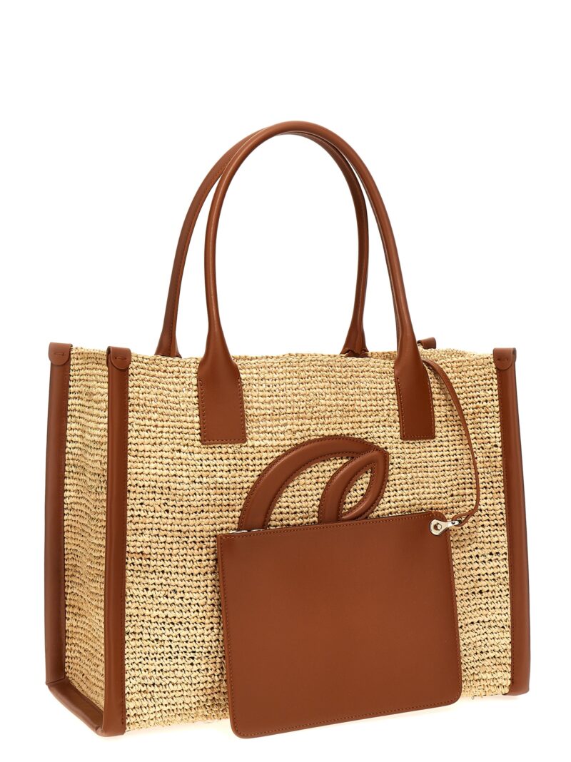 'By My Sid' big shopping bag Woman CHRISTIAN LOUBOUTIN Beige