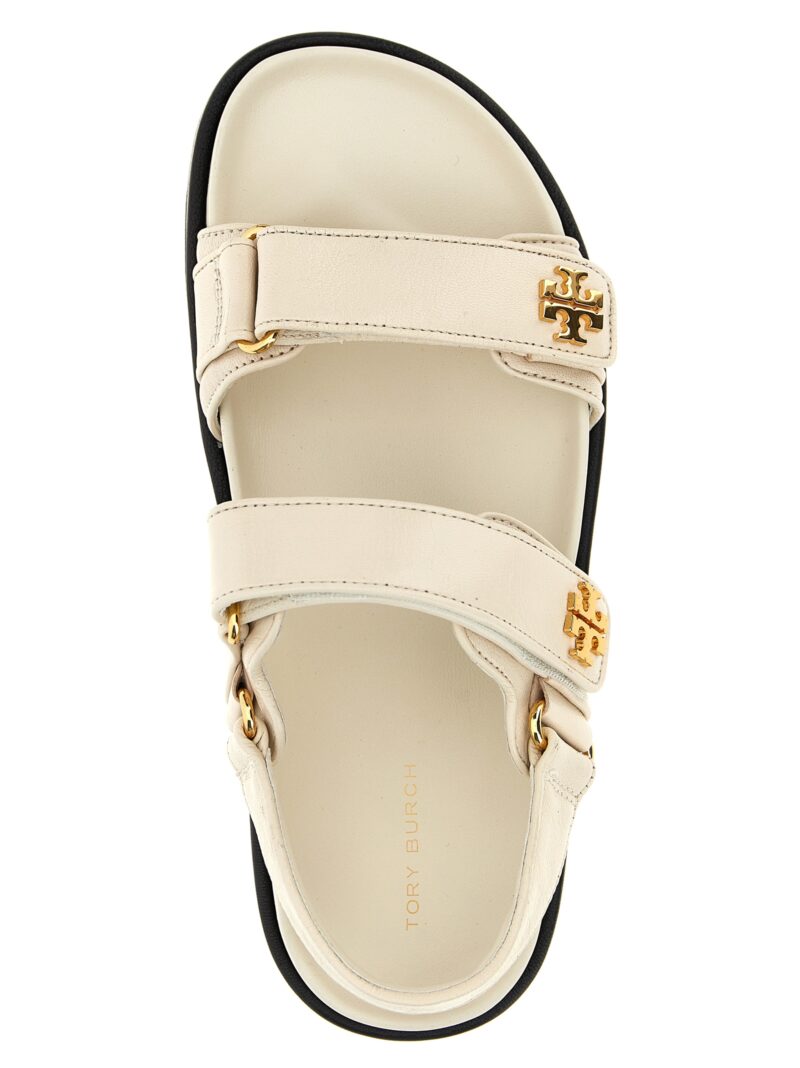 'Kira Sport' sandals 100% goat leather (Capra Hircus Hircus) TORY BURCH White