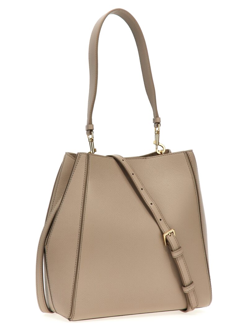 'McGraw' bucket bag 158499200 TORY BURCH Gray