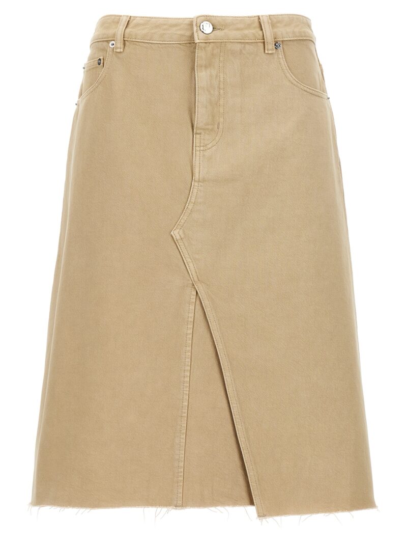 'Deconstructed Midi' skirt TORY BURCH Beige