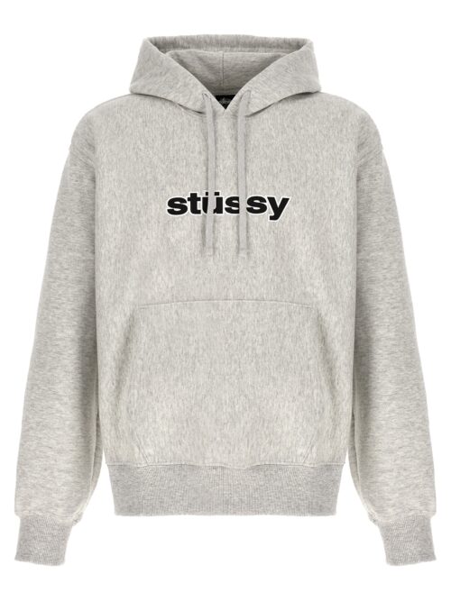 Logo hoodie STUSSY Gray