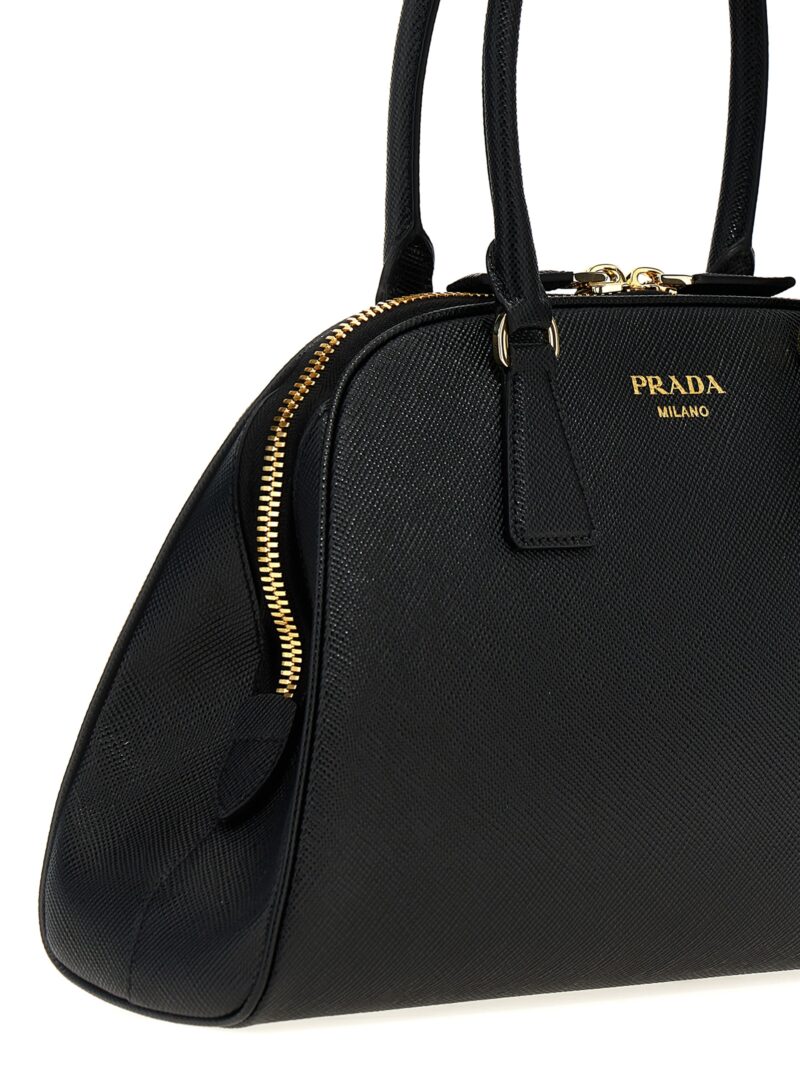 Saffiano medium handbag Woman PRADA Black