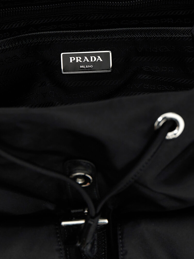 Re-Nylon medium backpack  PRADA Black