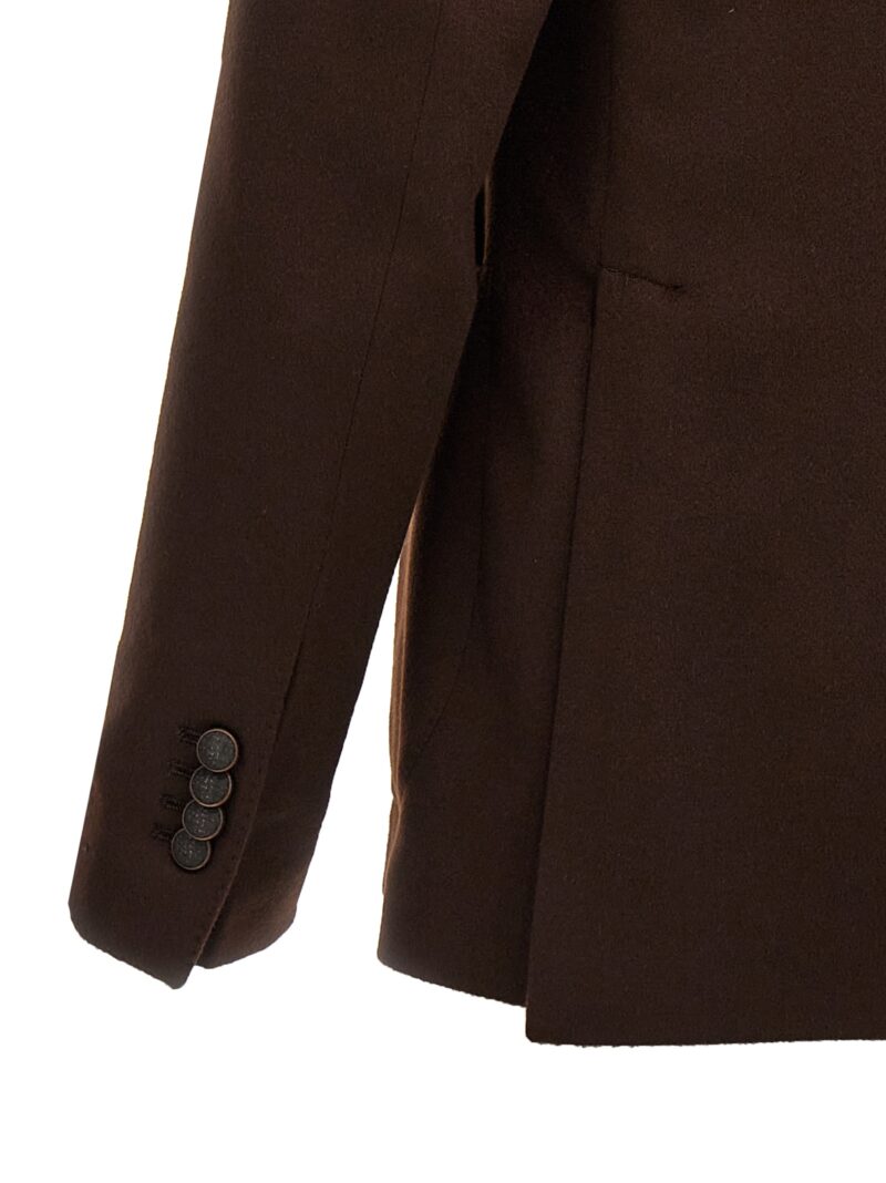 'Montecarlo' blazer 100% cashmere TAGLIATORE Brown